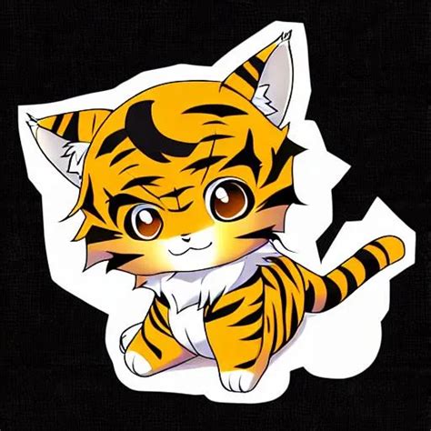 Adorable Chibi Tiger Furry