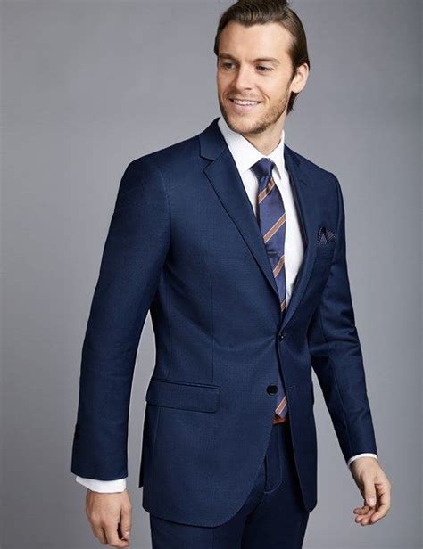 Mens Double Breasted Navy Blazer Hawes And Curtis Blue Slim Fit Suit