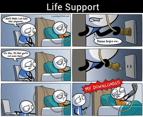 Life Support Funny Comic Strips Funny Puns Comics