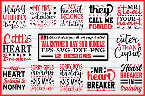 Valentines Day Svg Bundle Graphic By Smart Design · Creative Fabrica