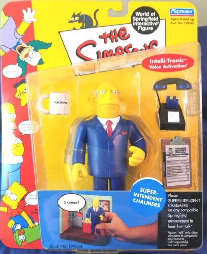 Series 8 The Simpsons Playmates Superintendent Chalmers Action Figure