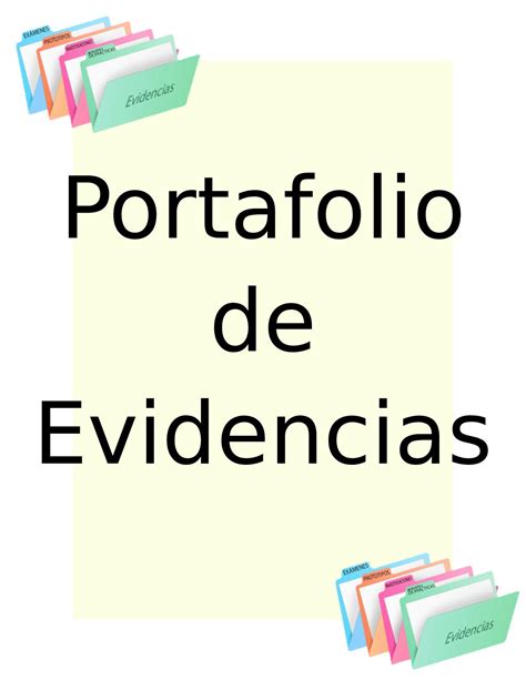 Calaméo Portafolio De Evidencias