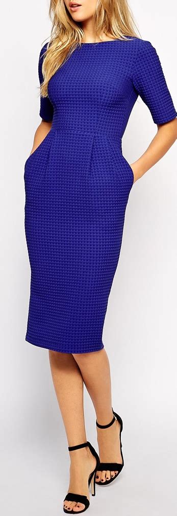 asos midi wiggle dress in texture at fashion work dresses for women dresses for work
