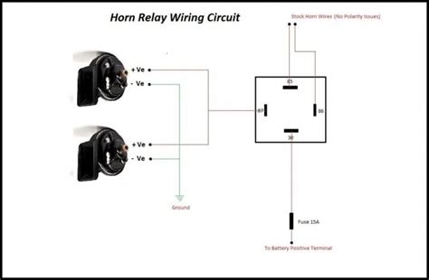 Free repair manuals & wiring diagrams. 12 Volt Horn Relay Wiring Diagram