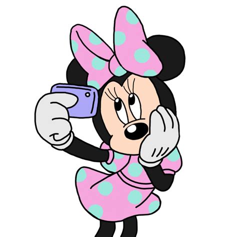 Descargar Mickey Y Minnie Mouse Selfie Png Transparente Stickpng