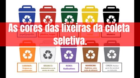Lixeiras Para Coleta Seletiva Cores E Significados