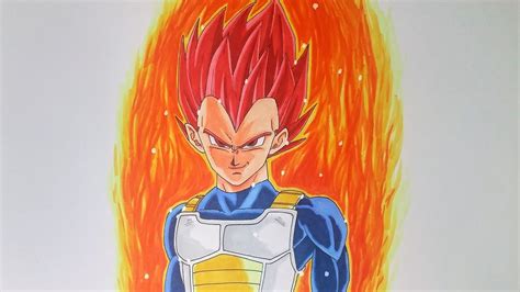 Learn how to draw vegeta from dragon ball z. Drawing Vegeta Super Saiyan God - Dragon Ball Super Manga ...