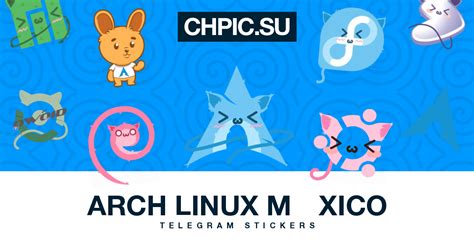Telegram Sticker 🐈 From Arch Linux México Pack