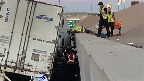 Watch Woman Trapped In Vehicle Crushed By Big Rig In Horrific Crash