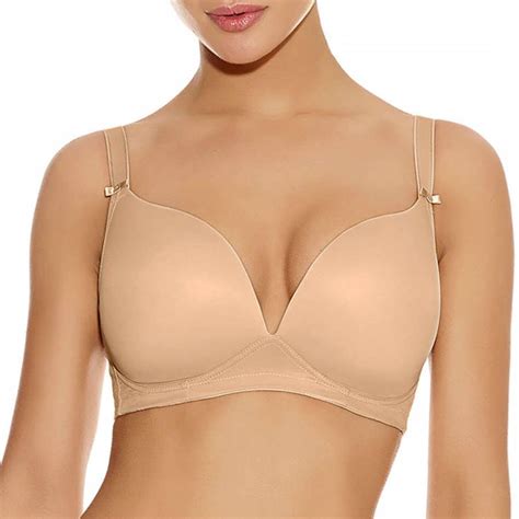 Nude Deco Moulded Soft Cup Bra Brandalley