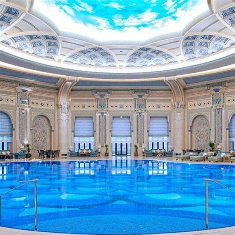 Indoor Pool At Ritz Carlton In Riyadh Saudi Arabia Pool House Designs