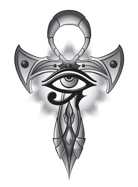 Ankh Cross Horus Eye By Gobcruz On Deviantart In 2020 Ankh Tattoo