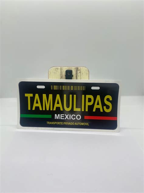 Tamaulipas Mexico Plate Decal Sticker West Coast Paradize