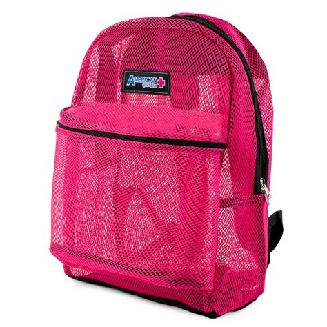 American Sport Plus Mesh 17 School Security Travel Backpack Hot