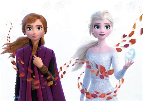 Download Frozen Elsa Anna Leaves Wallpaper