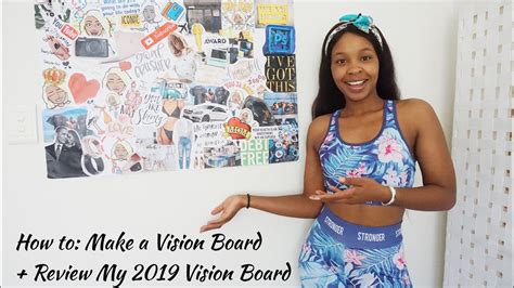 How To Make A Vision Board Review My 2019 Vision Board South