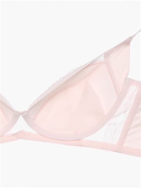 Lace Push Up Demi Wireless Bra Cup B C Pink Satami Online