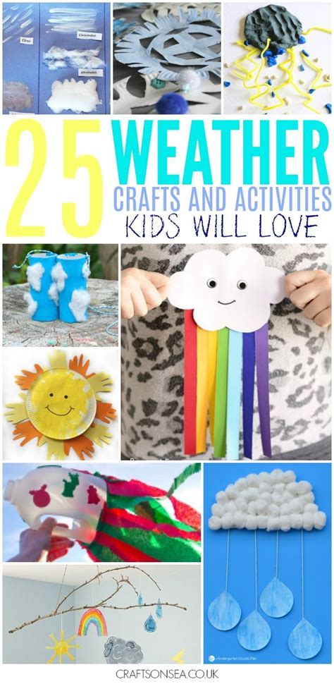 25 Weather Crafts And Activities Kids Will Love Weather Crafts