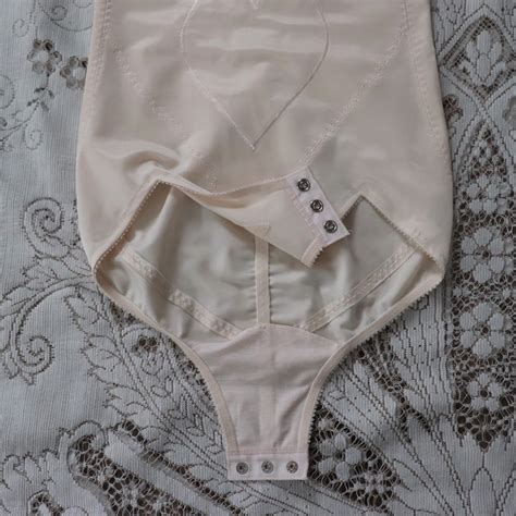 Girdle Beige Cr Meuse Nos Triumph Vintage Corselette One Etsy