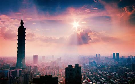 Landscape Cityscape Taipei 101 Wallpapers Hd Desktop And Mobile
