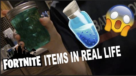 Fortnite Items In Real Life Youtube
