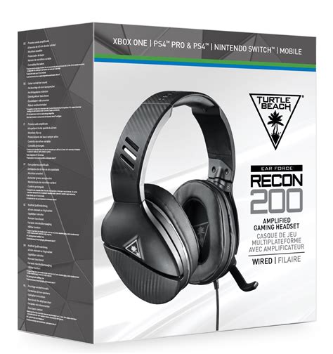 Turtle Beach Recon Amplified Gaming Headset Pc Xbox One Ps