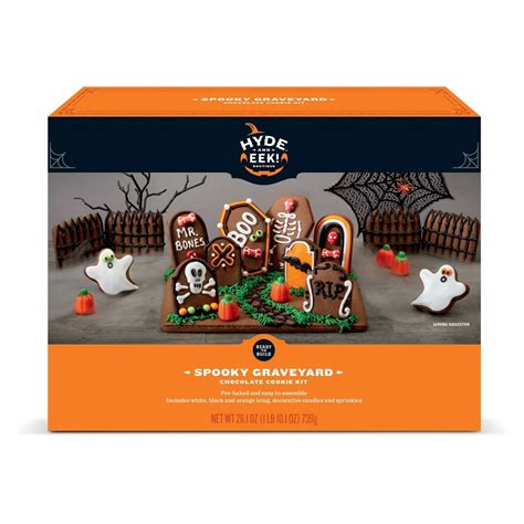 Chocolate Halloween Graveyard Cookie Target Haunted House Cookie Kit