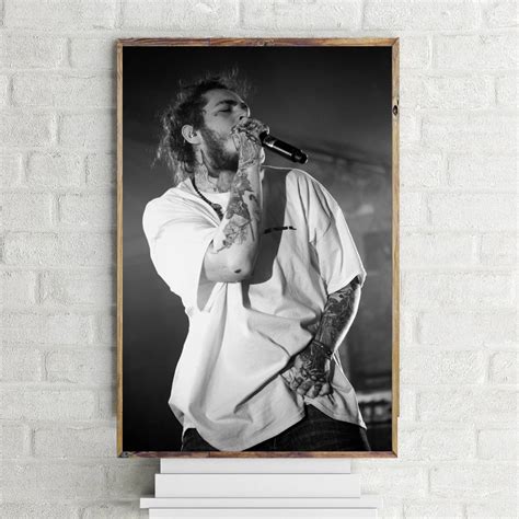 Post Malone Art Silk Poster Music Poster Wall Pictures For Living Room