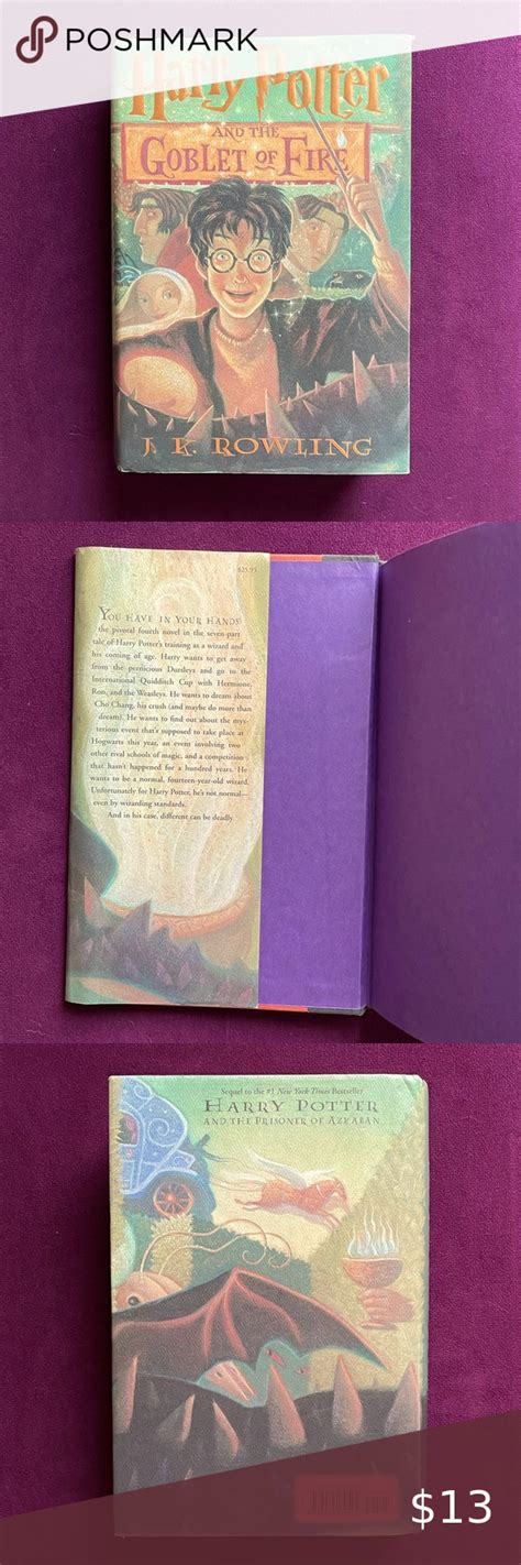 Used Childrens Hardcover Book Harry Potter Goblet Of Fire Year 4 Jk