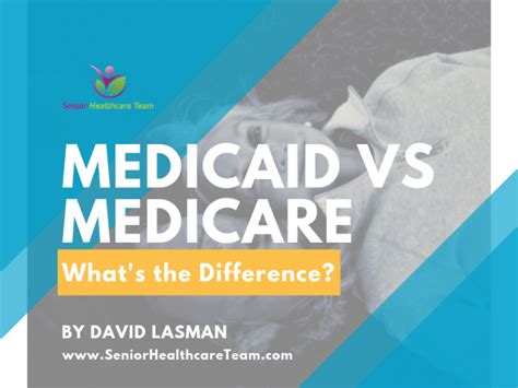 Medicaid Vs Medicare Whats The Difference Senior Healthcare Team