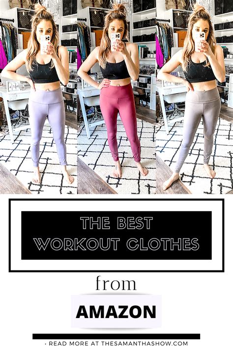 Best Workout Clothes From Amazon The Samantha Show A Cleveland Life