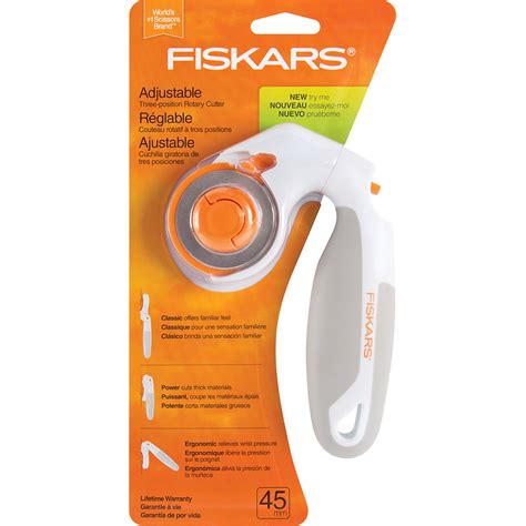 Fiskars Adjustable Handle Rotary Cutter 45mm
