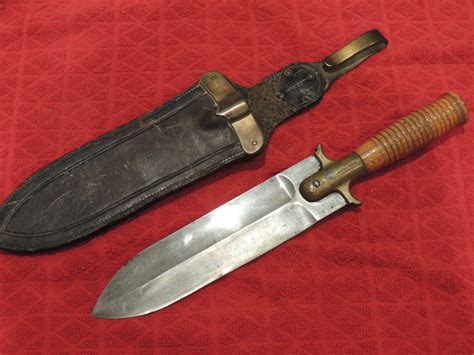 Original Us Army Model 1880 Hunting Knife Sold Sass Wire