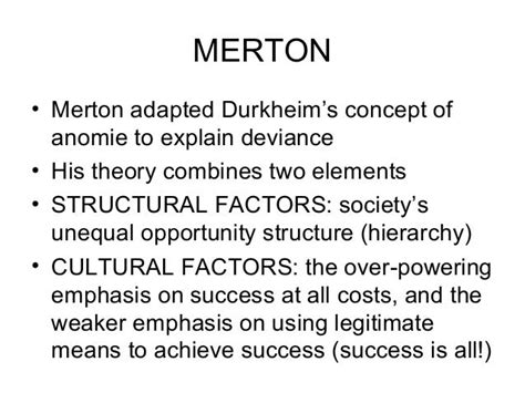 Anomie Strain Theory Essay