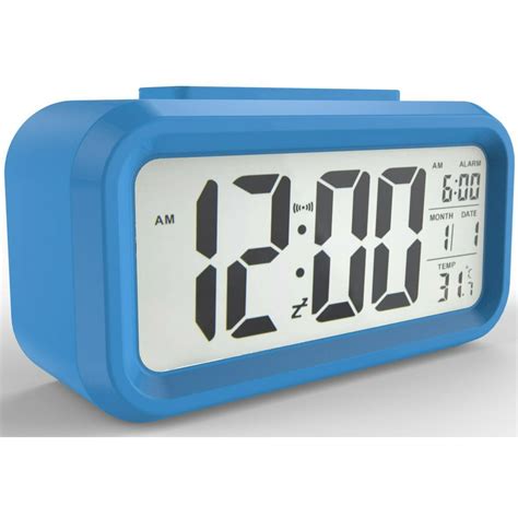 Gloue Digital Alarm Clock Battery Operated Alarm Clocks Bedside