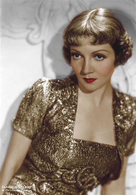 Claudette Colbert Source Brenda J Mills 1930s Look Hollywood Fashion Hollywood Glamour