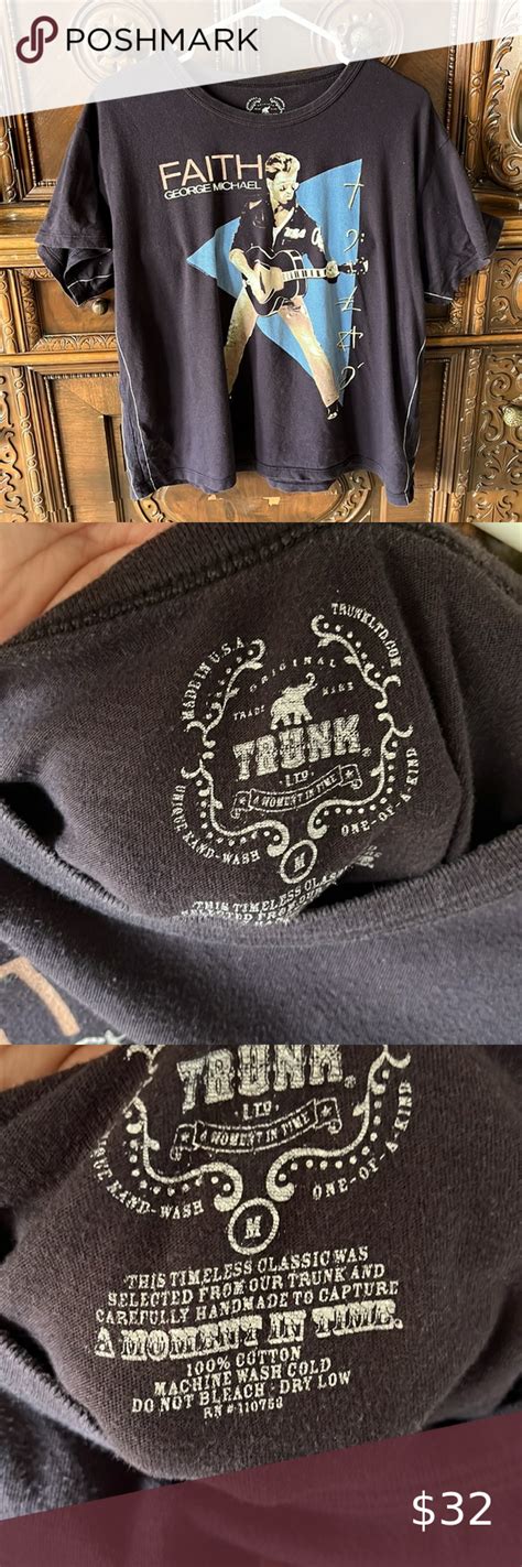 Trunk Ltd George Michael Faith Distressed In 2022 Trunks Trunk Ltd