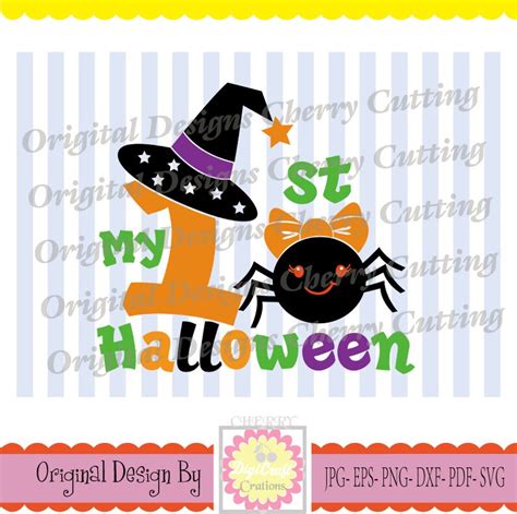 My 1st Halloween With Spiderfirst Halloween SVG Spider - Etsy