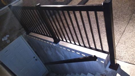 Replacing basement stairs isn't as difficult as you may think. Aluminum Railings | Basement Entrance - Adept Services 416-716-3780
