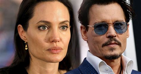 Angelina Jolie Being Consoled By Johnny Depp As She Gears Up For