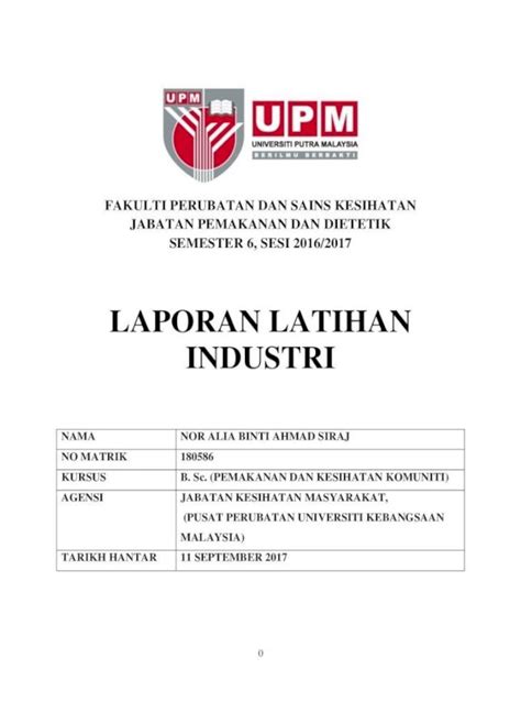 Politeknik Contoh Laporan Harian Latihan Industri Laporan Penuh Riset