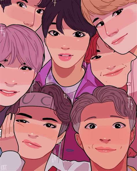 Pin By Mikaelly Mijin On Bts Fanart Bts Drawings Bts Fanart Fan Art Images And Photos Finder