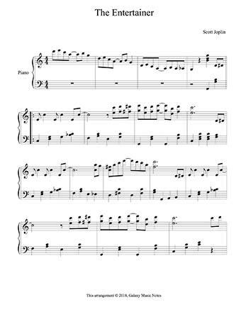 Free pdf download of the entertainer piano sheet music by scott joplin. The Entertainer | Advanced piano sheet music | Scott Joplin