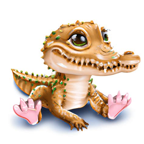 Cute Baby Crocodile Graphic · Creative Fabrica