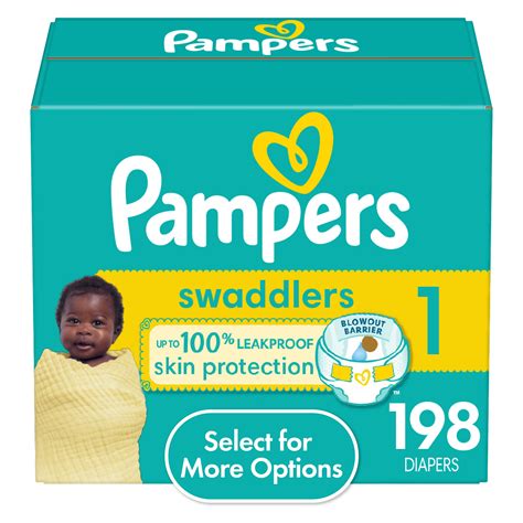 Pampers Swaddlers Diapers Size 1 198 Count Select For More Options