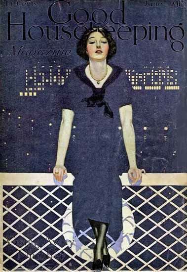 Coles Phillips Good Housekeeping June 1913 Fade Copyright Sex Appeal