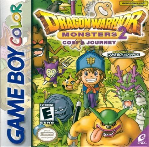 Corbie you spelled 10 wrong. Dragon Warrior Monsters 2: Cobi's Journey GBC Front cover