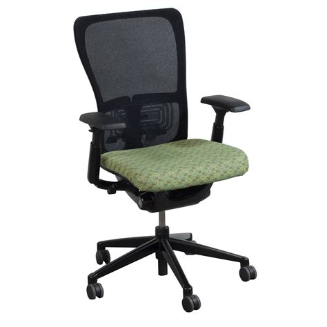 Buy zody chair by haworth: Haworth Zody Used Task Chair, Black and Green | National Office Interiors and Liquidators