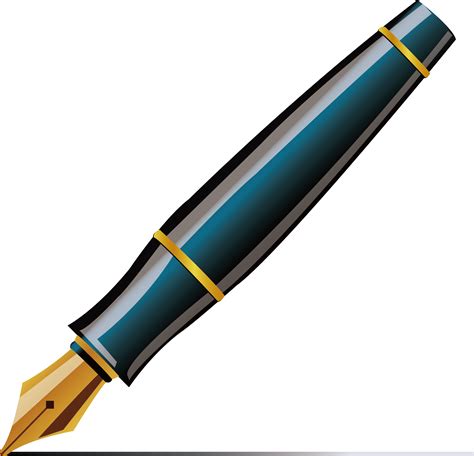 Fountain Pen Ballpoint Pen Quill Clip Art Pen Vector Png Download