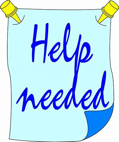 Help Needed Sign Wanted Support Illustration